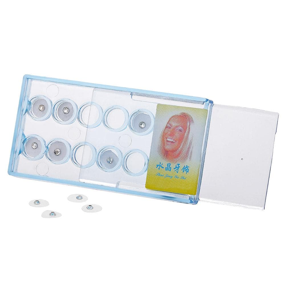 10Pcs Dental Oral Teeth Gems Crystal Tooth Ornaments Jewelry Clear Color Teeth Decoration Tooth Tool