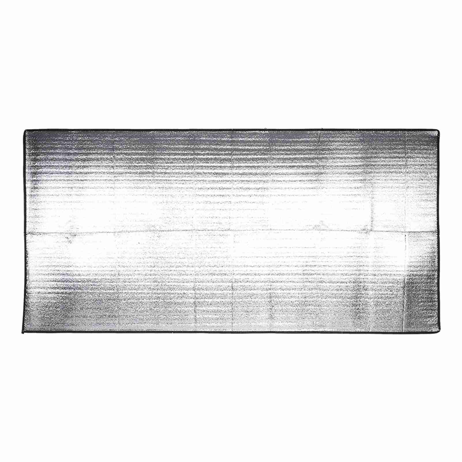 Outdoor Foldable Sleeping Camping Mattress Moistureproof Aluminum Foil EVA Mat 1 x 2m