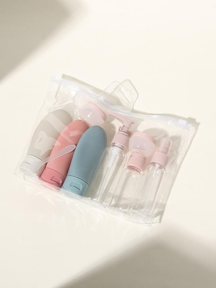 Perfume Bottle Set Refillable Spray Lotion Shampoo Shower Tube Bottling Refill Cosmetic Travel Liquid Container Portable Tool Other&Plastic