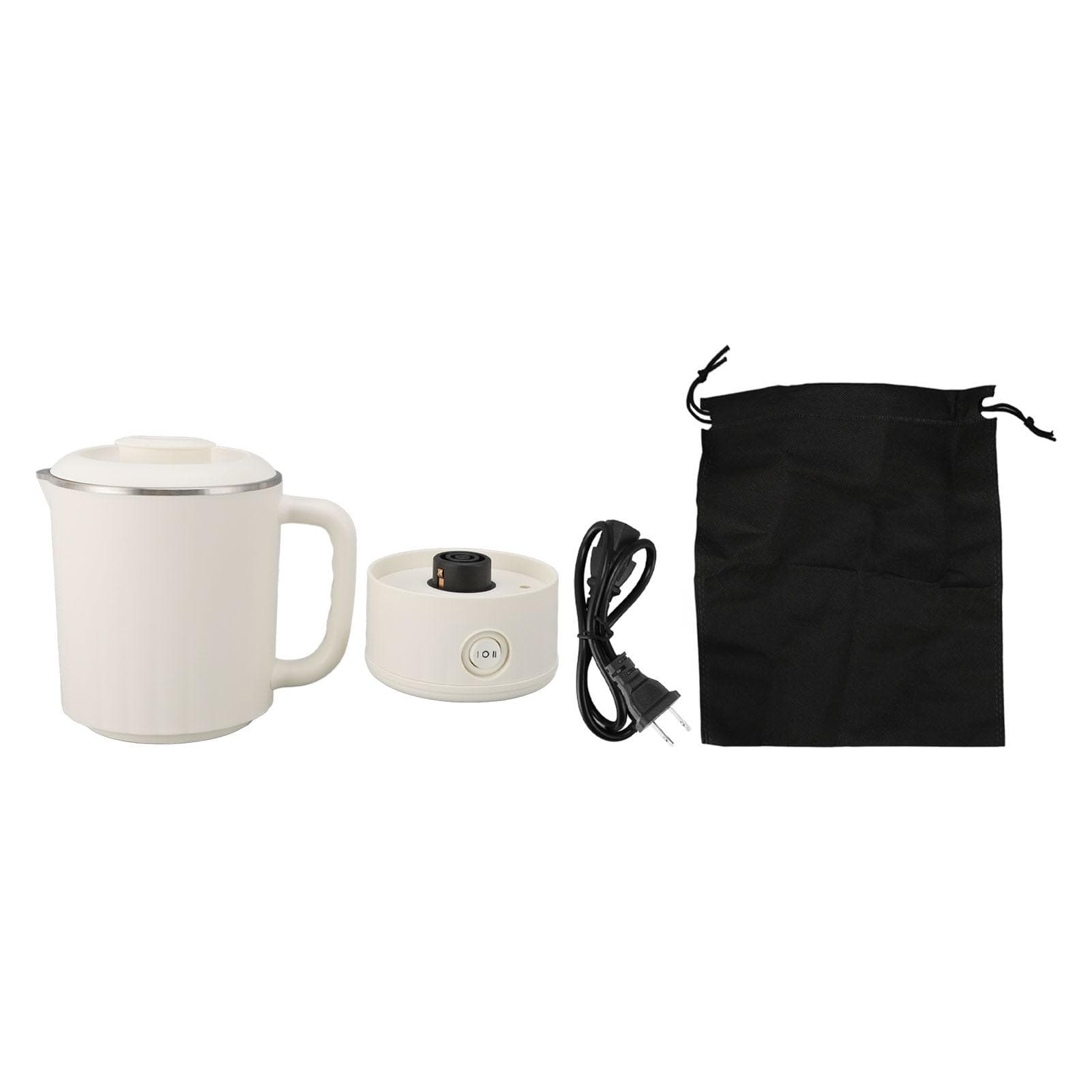 Travel Electric Kettle 600W 600ml 304 Stainless Steel Portable Hot Water Boiler Heater for Tea L