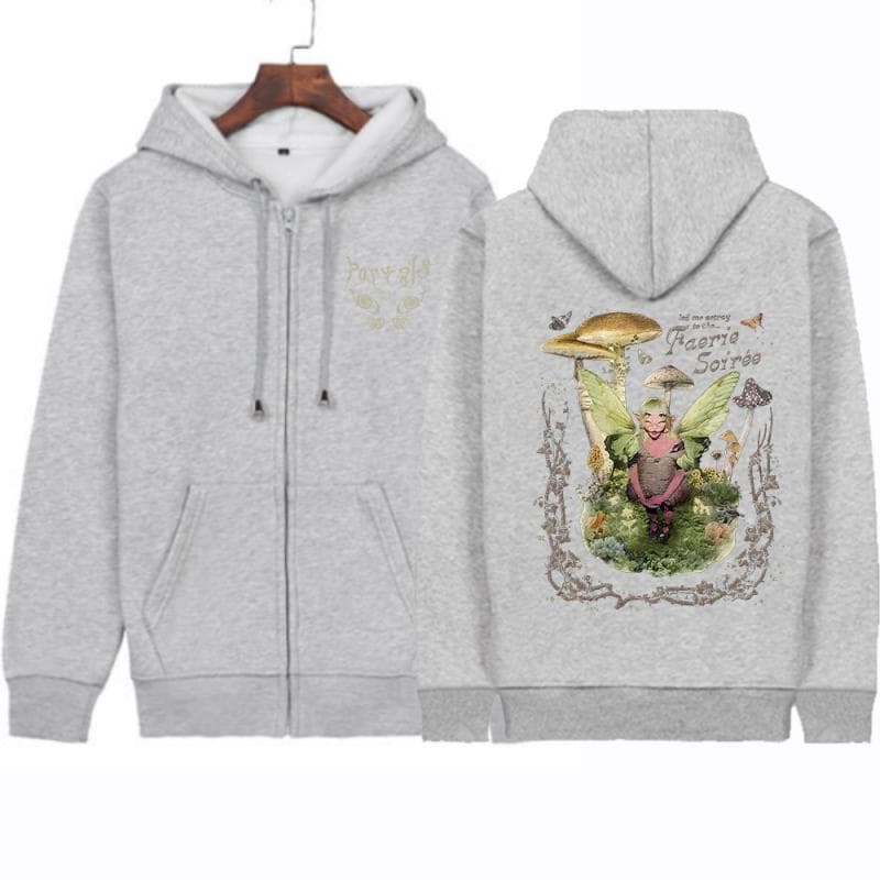 Hot Melanie Martinez Zipper Hoodie Harajuku Hip Hop Casual Loose Popular Pullovers Unisex Streetwear Tops M