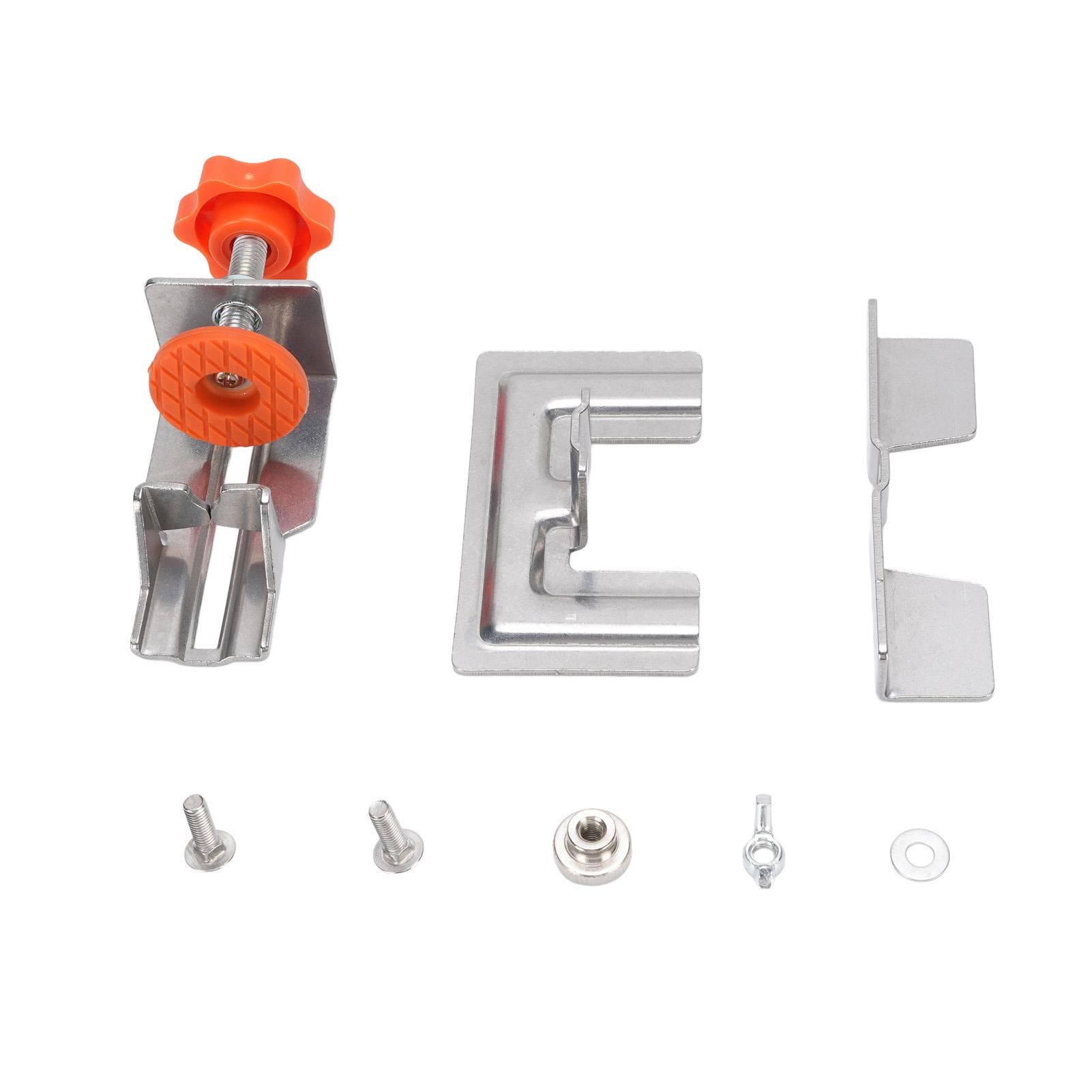 Cabinet Door Mounting Jig with Base Stainless Steel Adjustable Support Arm Door Installation