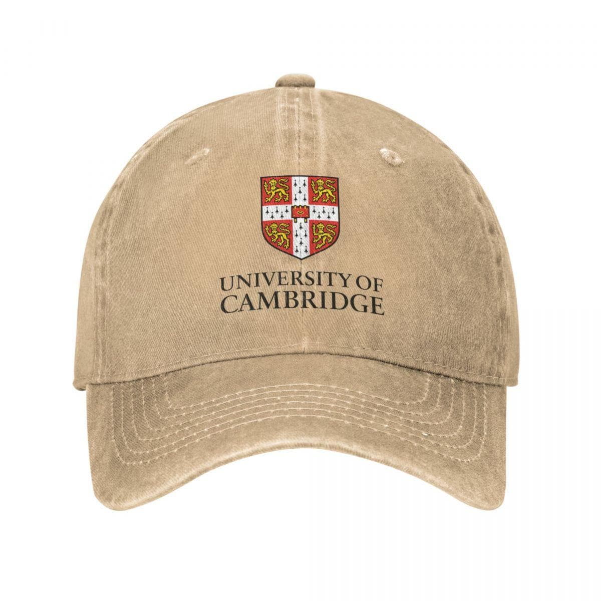 Vintage Cambridge-University Baseball Cap Unisex Distressed Cotton Snapback Cap Outdoor Running Golf Hats Cap One Size