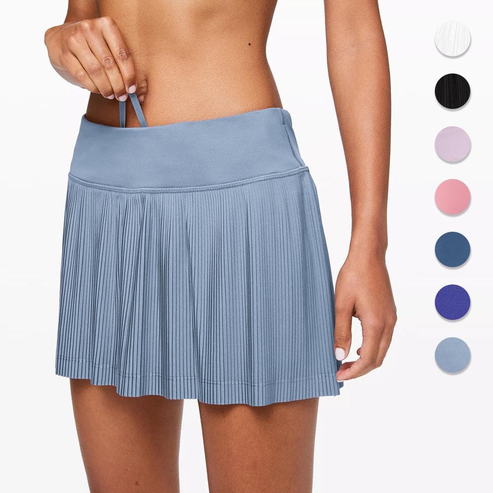 Pleated Skirt Running Skirt Anti-light Quick-drying Leggings Sports Skirt Tennis Skirt XXL
