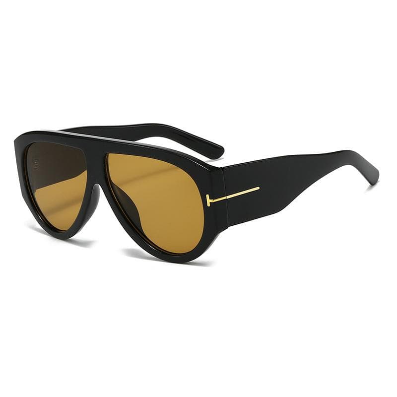 Large Frame Sunglasses, Advanced Pilot Glasses, Personalized Retro Uv-Proof Sunglasses For Women