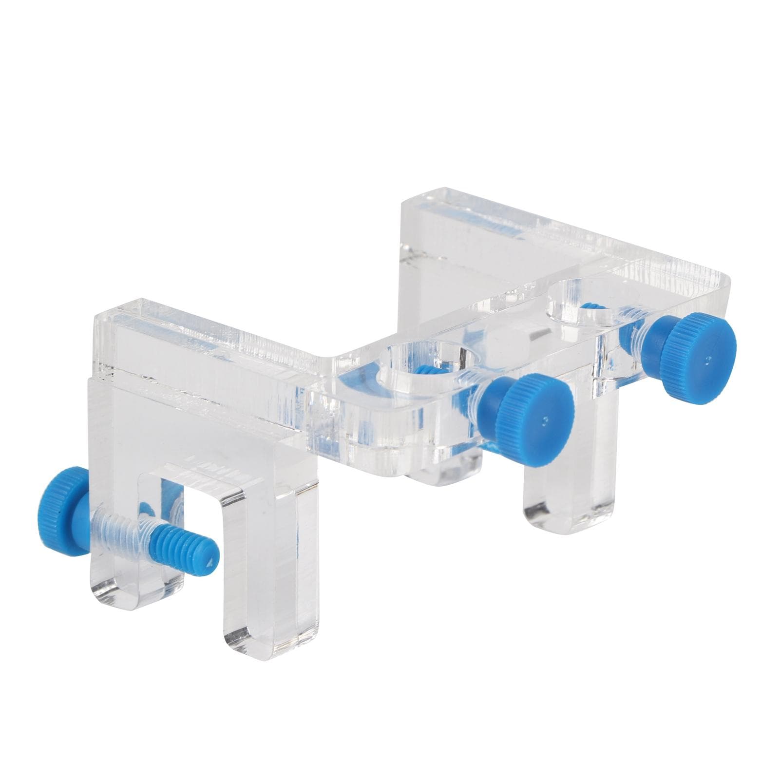 Transparent Acrylic Durable Aquarium Hose Holder Fixed Mount Fish Tank Probe Fixture Rack