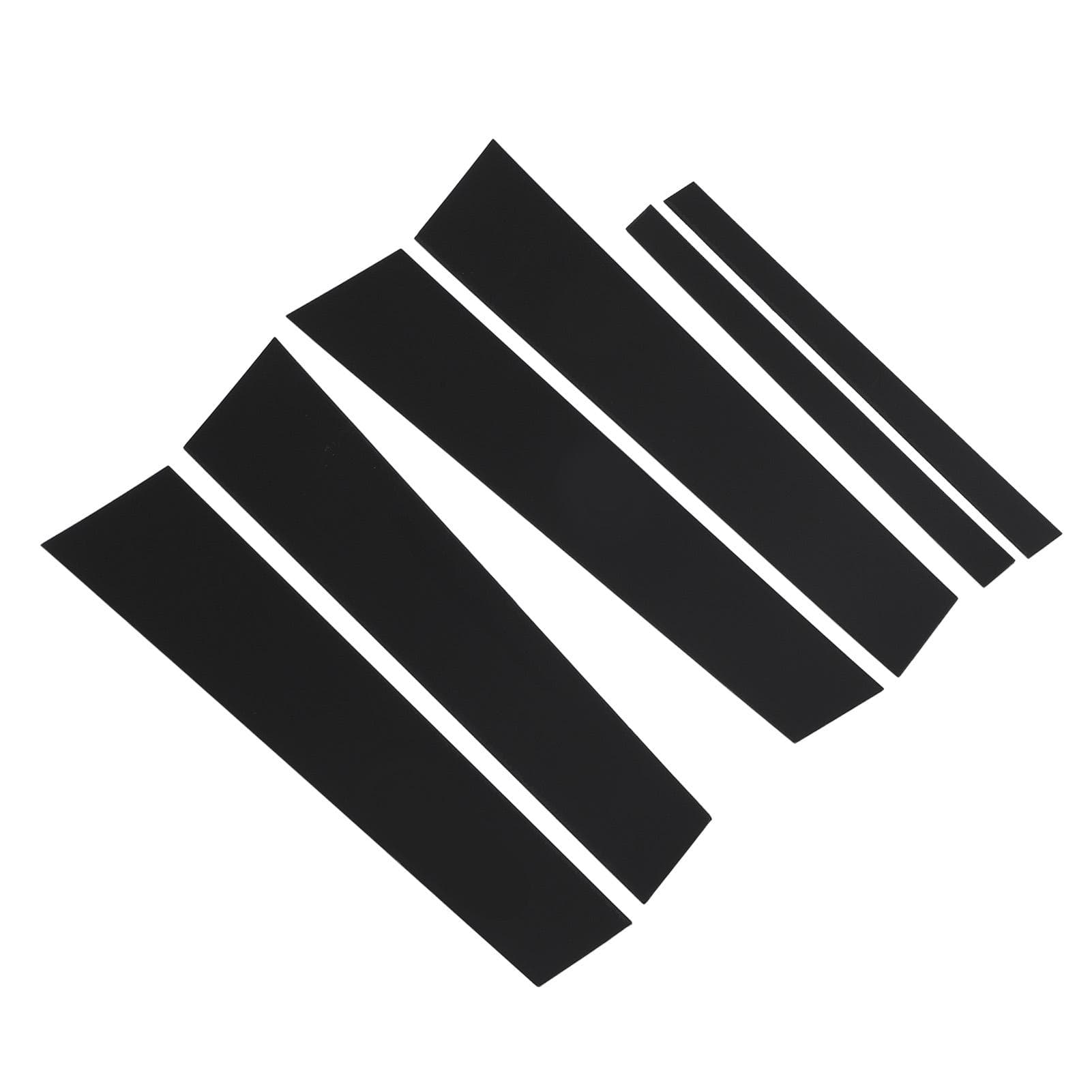 6PCS Door Window Pillar Posts Cover Gloss Black Pillar Post Decal Trim for 3 Series E90 2006 to