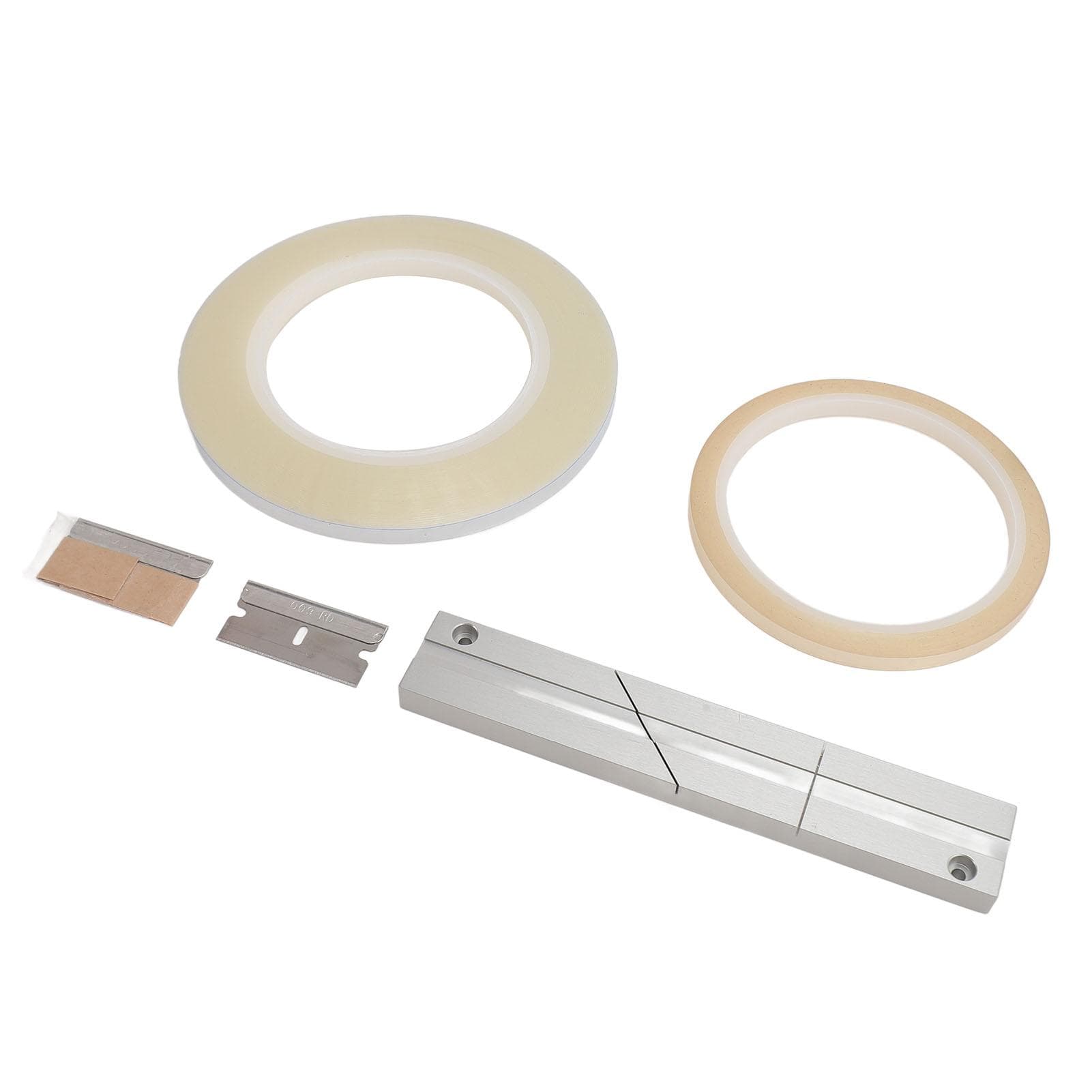 14 10 Inch Splicing Block Kit Aluminum Alloy Open Reel Tape Media with Splicing Tape Leader Tape