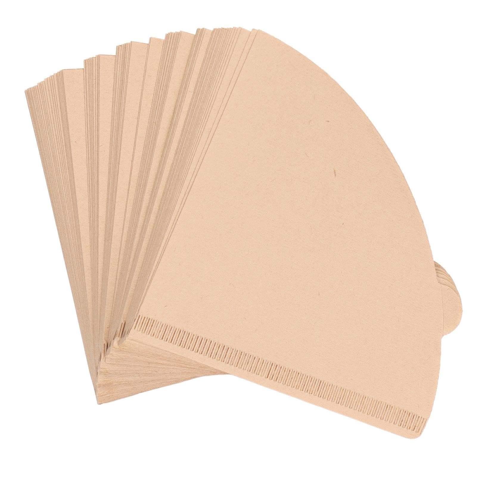 100PCS Coffee Filter Paper Cone Shaped Disposable Coffee Strainer Paper Natural Filter Paper