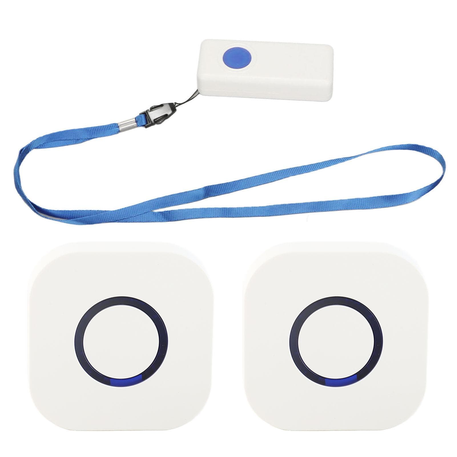 Wireless Caregiver Pager Ultra Long Distance Transmission Strong Penetration Pager US Plug