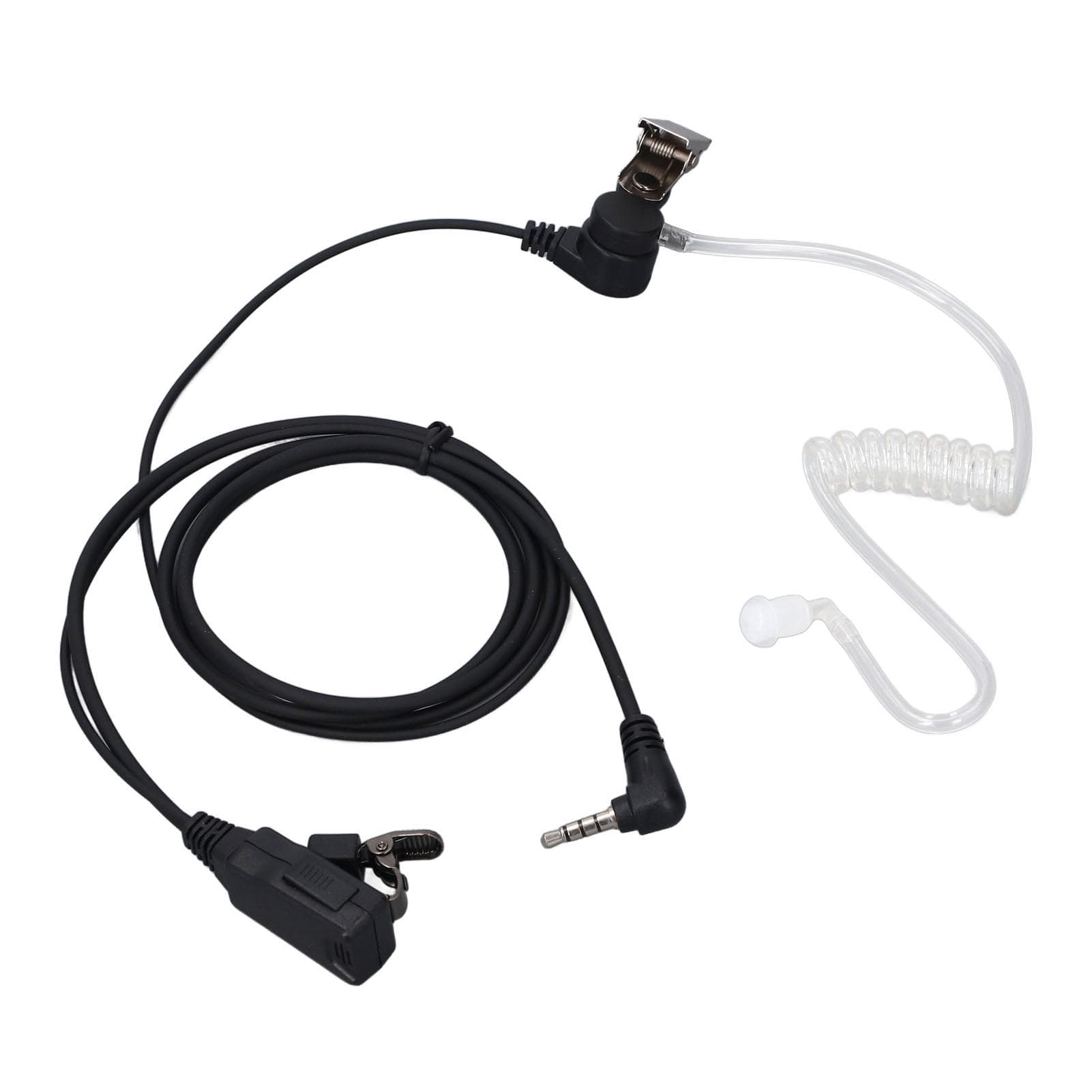 G Shape Earpiece with Microphone and Acoustic Tube 3.5mm Dual Way Radio Earphone for Lite 1S 2 2S 3