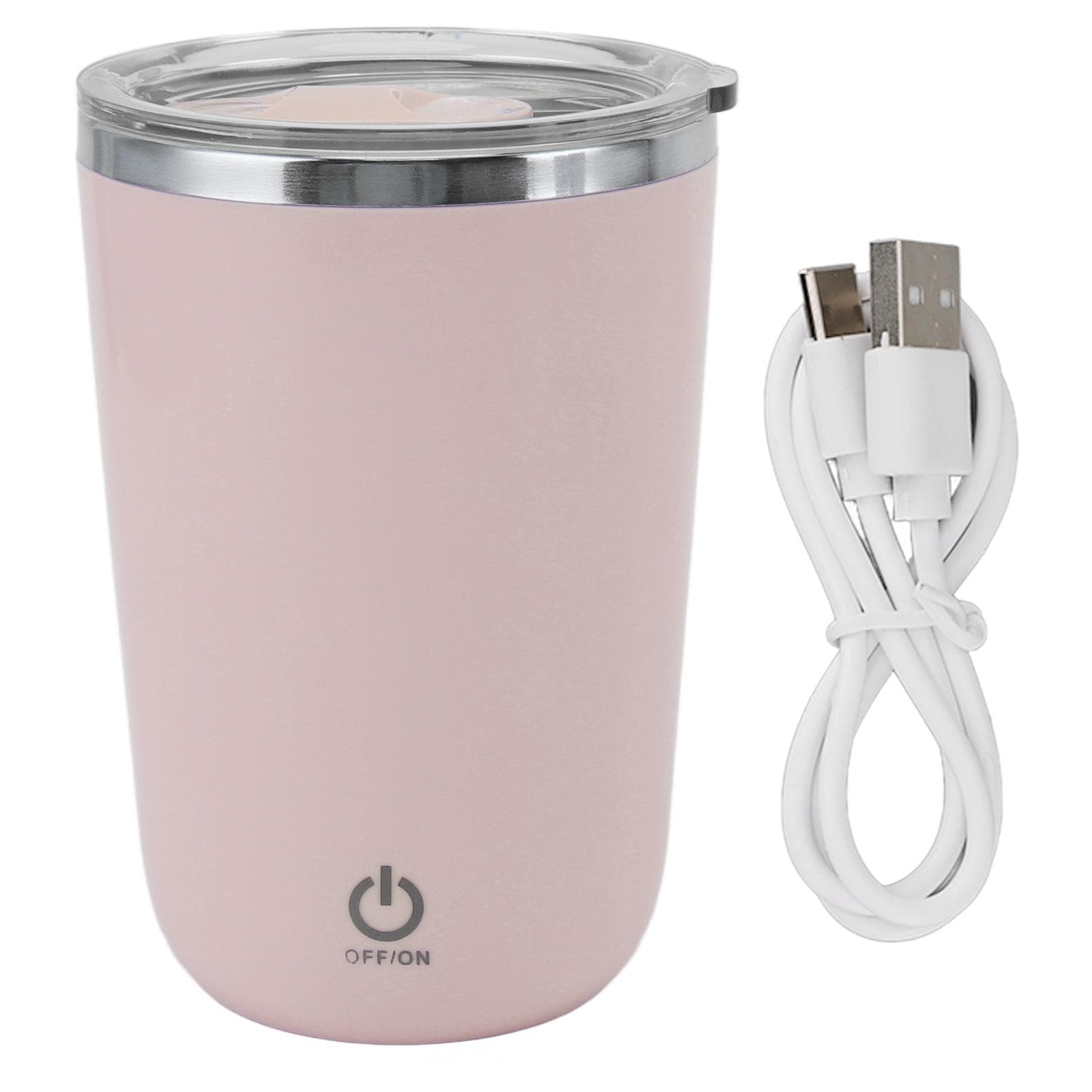 USB Electric Mixing Cup 350ml Leak Proof Automatic Stirring Cup Self Stirring Coffee Mug Pink L(for 6.5-9kg) pink