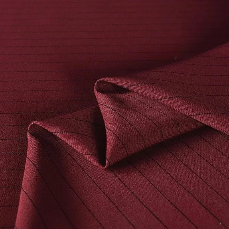 100x150cm Fine Stripe Fabric Spring Summer Fashion Skirts Suits Cloth Apparel Sewing Fabric Polyester Rayon Spandex Material 100x150cm