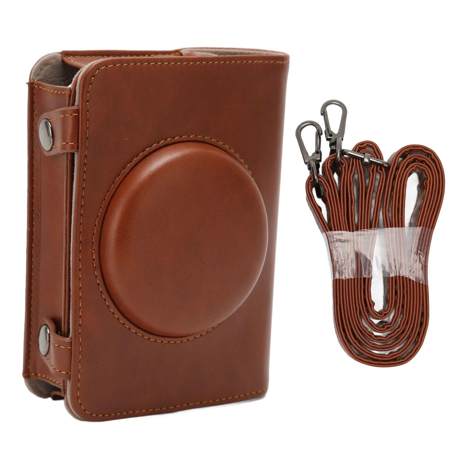 Retro Camera Case PU Leather Camera Case with Adjustable Shoulder Strap for Kodak C210R Mini Shot 2