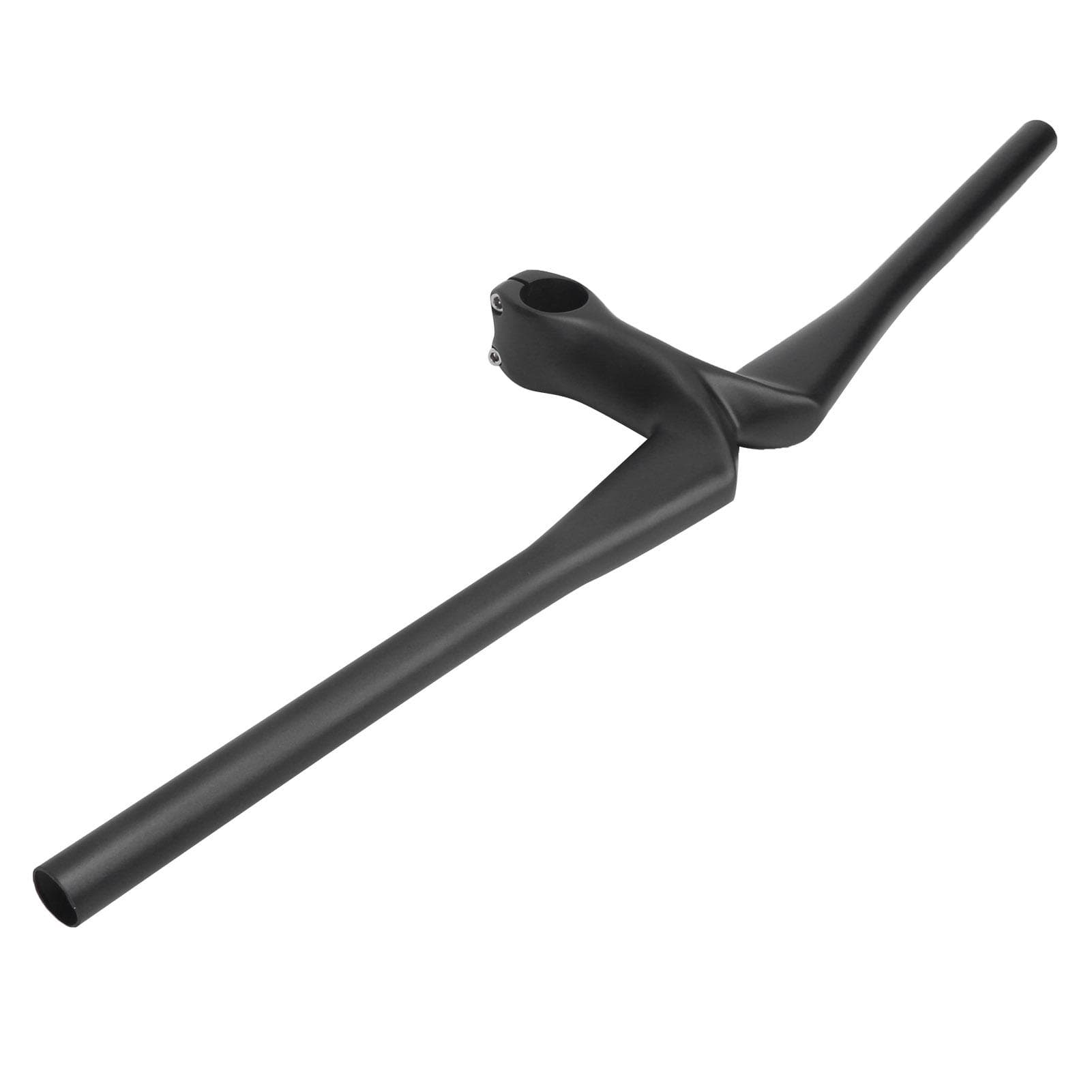 680x90mm Mountain Bike Carbon Integrated Handlebar Matte Road Bicycle Stem Handlebar