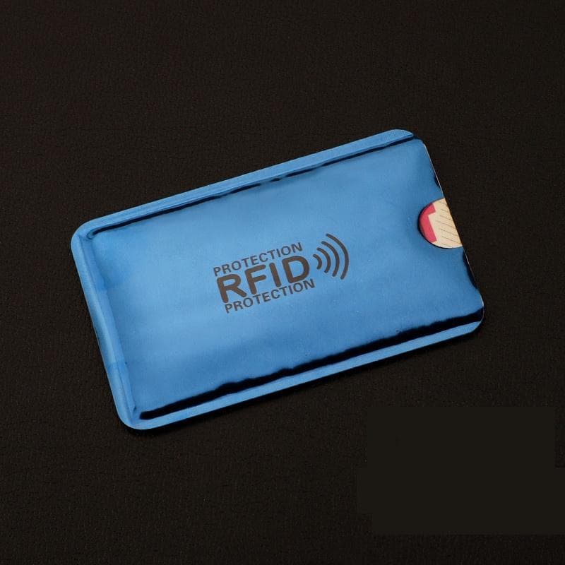 Identity information theft RFID shielding cover protection security card cover 82*62mm