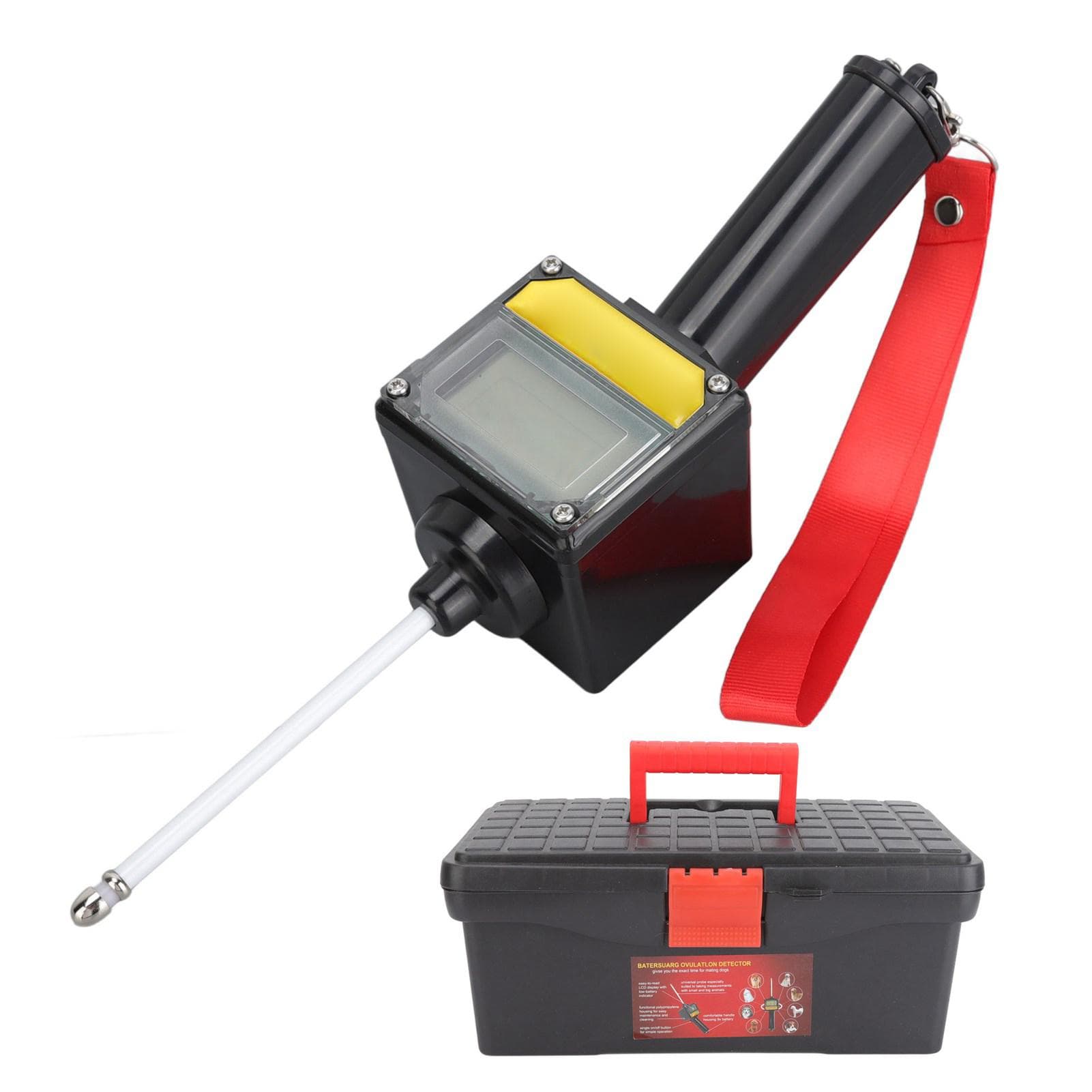 Canine Ovulation Detector Polyethylene 9V Estrous Test Analyzer with Liquid Crystal Display Screen