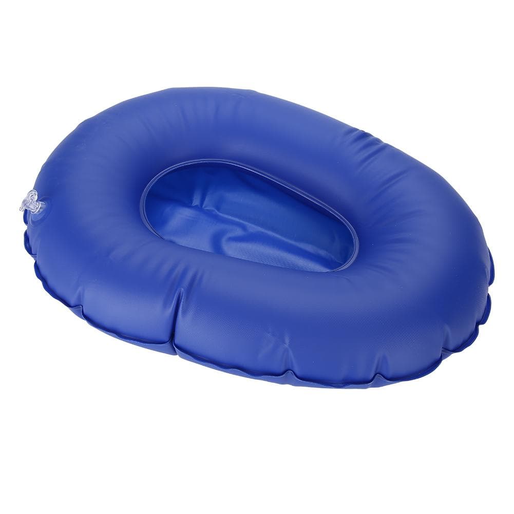 Professioanl Air Inflation Blue Seat Cushion Portative Chair Cushion Foldable Back Cushion