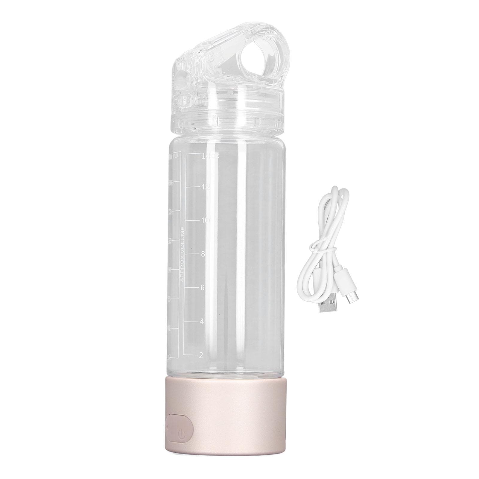 5V Hydrogen Water Bottle 400ML Capacity 1600?2000ppb Rechargeable Portable Hydrogen Water Generator L gold