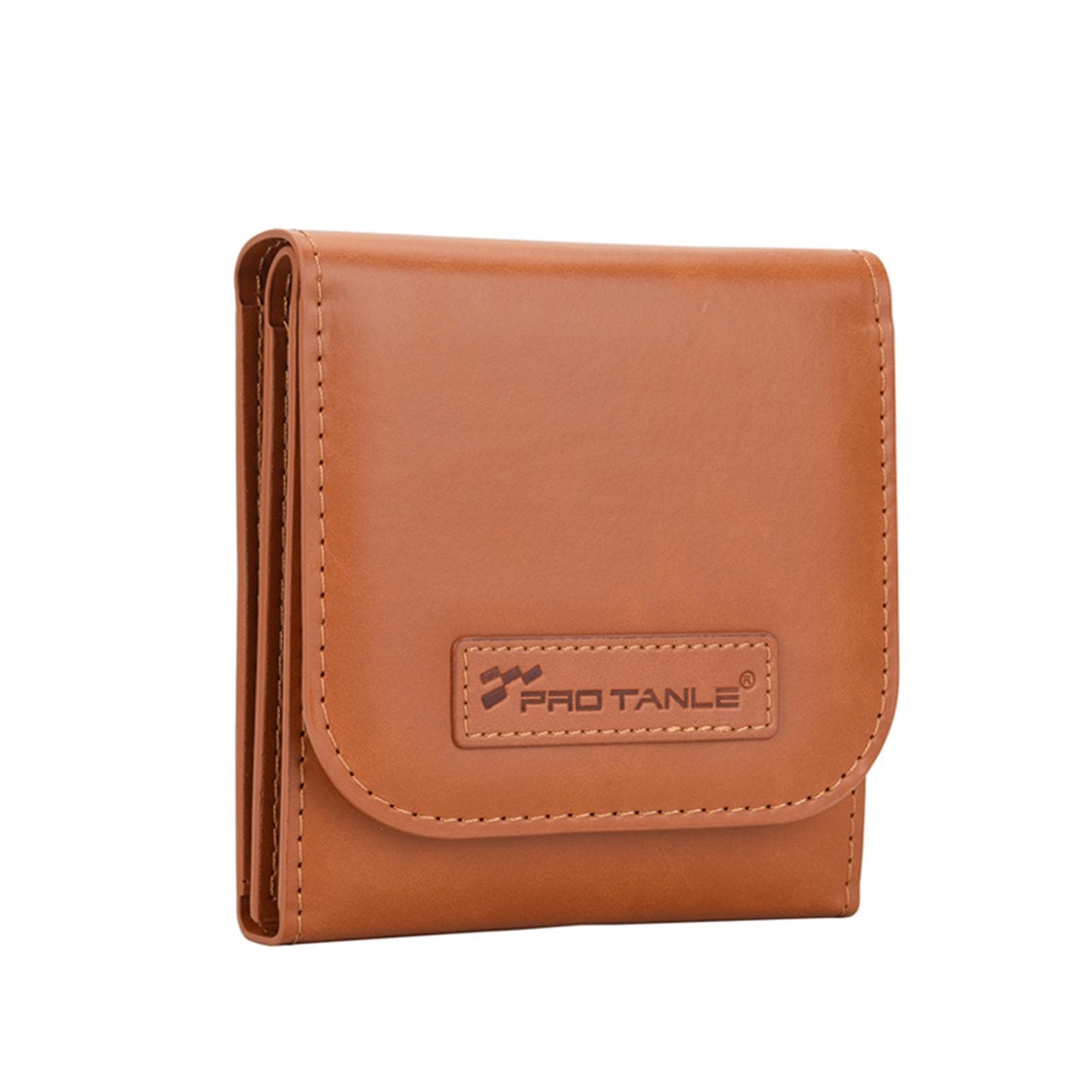 PRO TANLE Filter Hard Storage Case PU Leather Protective Bag Dust-Proof Carrying Punch Holds 3PCS brown