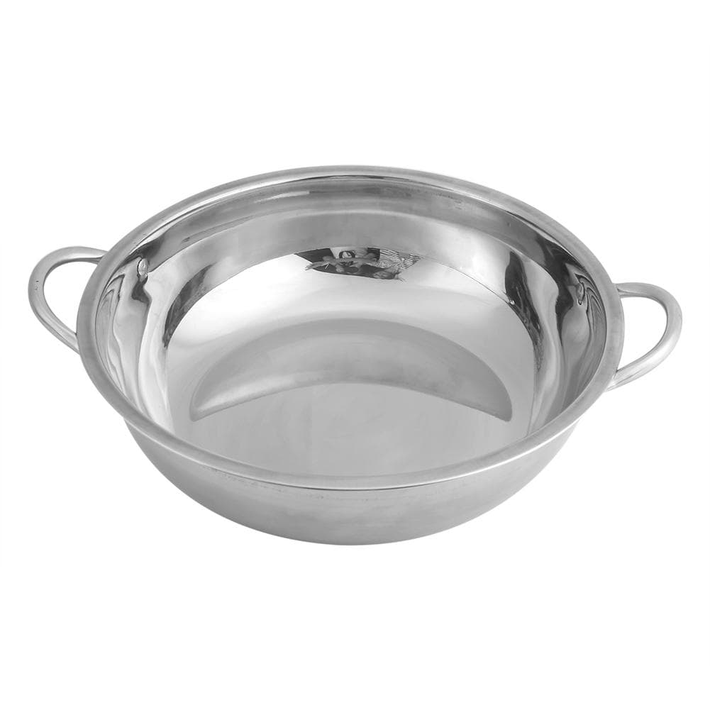 30CM Stainless Steel Hot Pot Induction Cooker Home Kitchen Cookware Soup Cooking Pots 30cm / 11.8in