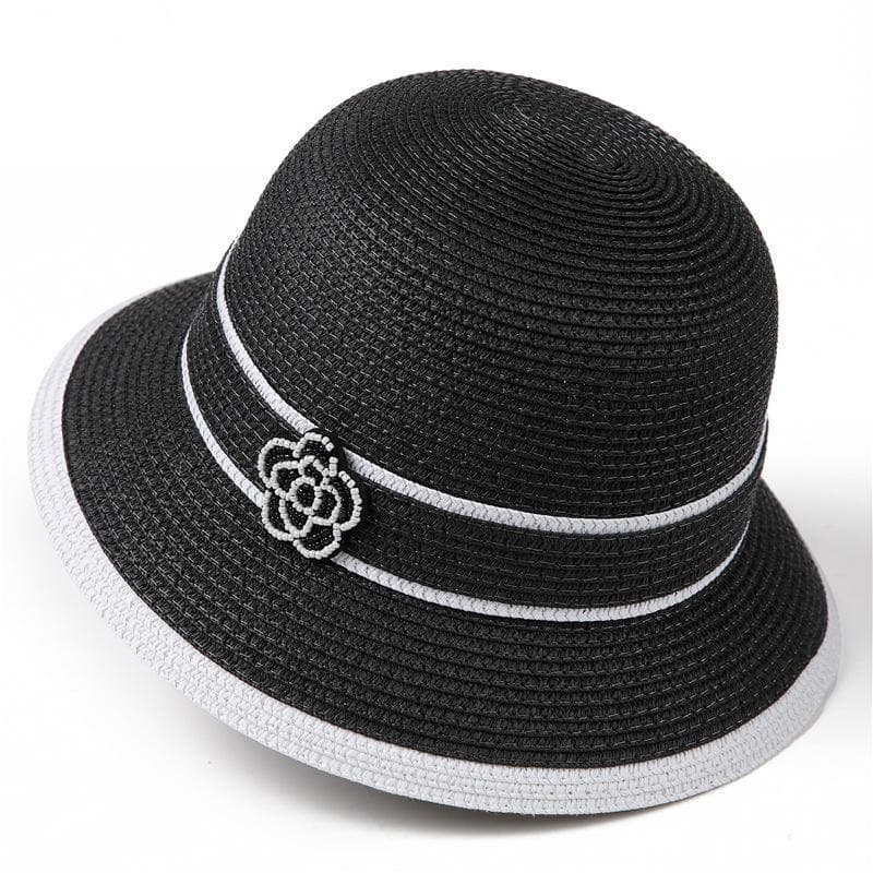 Japanese High-end Straw Hat for Women To Cover Their Faces and Prevent UV Rays in Summer Vacations Beach Hats Trendy