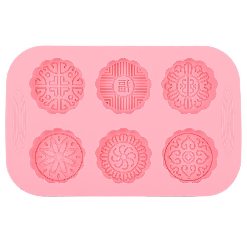 6 Slots DIY Mooncake Mold Cake Ice Cream Soap Making Mold
