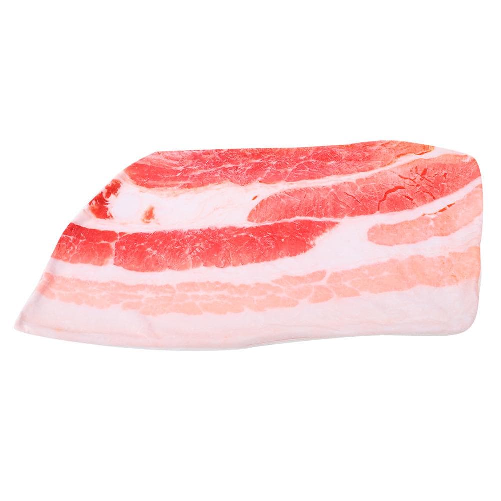 Pet Blanket Pet Cat Dog Cushion Warm Sleeping Pet Pad Bacon Modelling Blanket Pet SuppliesBacon L(for 6.5-9kg)