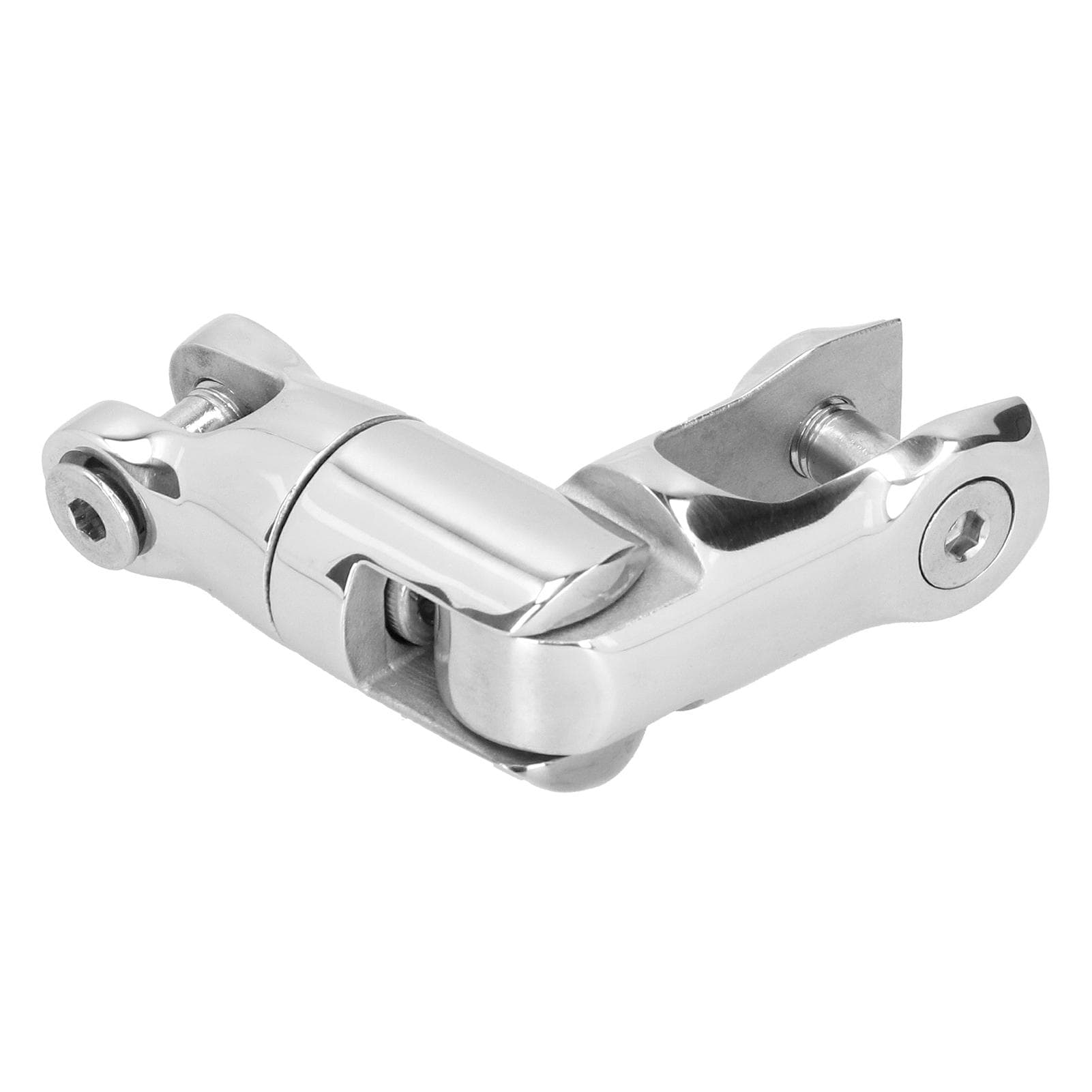 Boat Anchor Swivel Connector 3 Joint 316 Stainless Steel Mirror Polished Hardware for 0.4?0.5in
