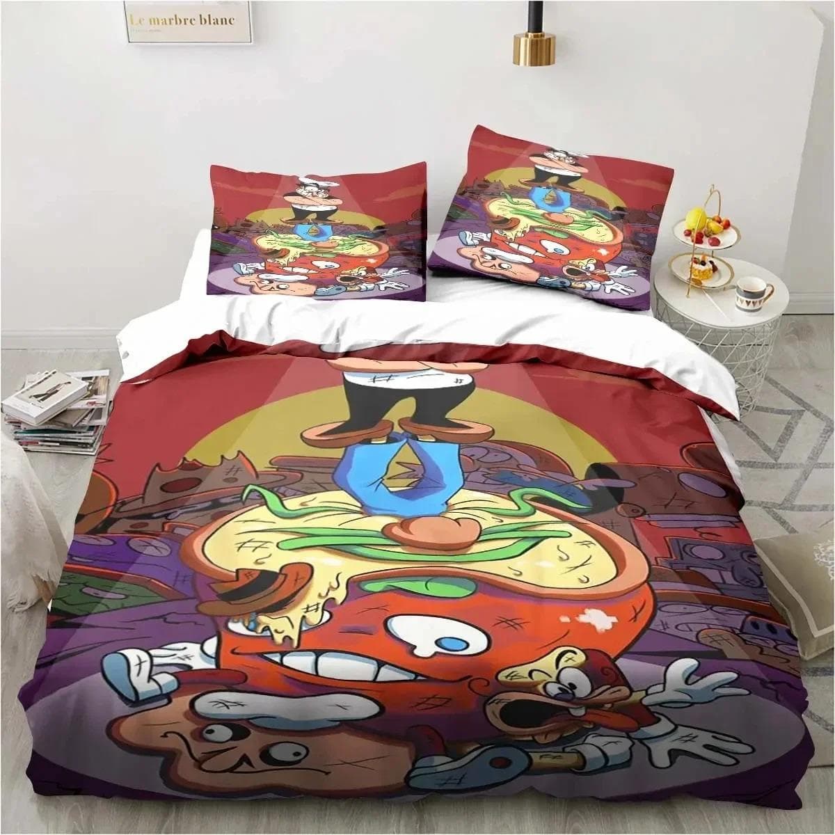 Pizza Tower Classic Pixel Style Game Bedding Set Duvet Cover Bed Set Quilt Cover Pillowcase Comforter king Queen Size Boys Adult US Full 200x230cm