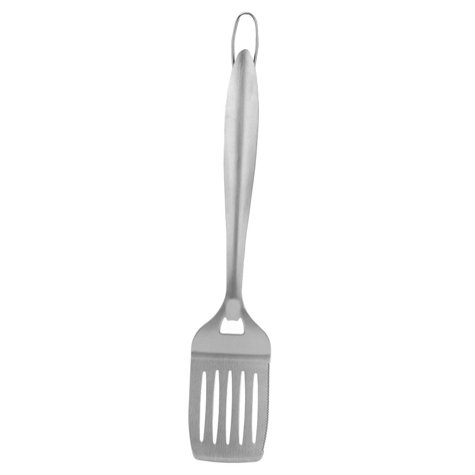 45cm Stainless Steel Spatula Outdoors BBQ Spatula Nonstick Stainless Steel Cooking Spatulas with