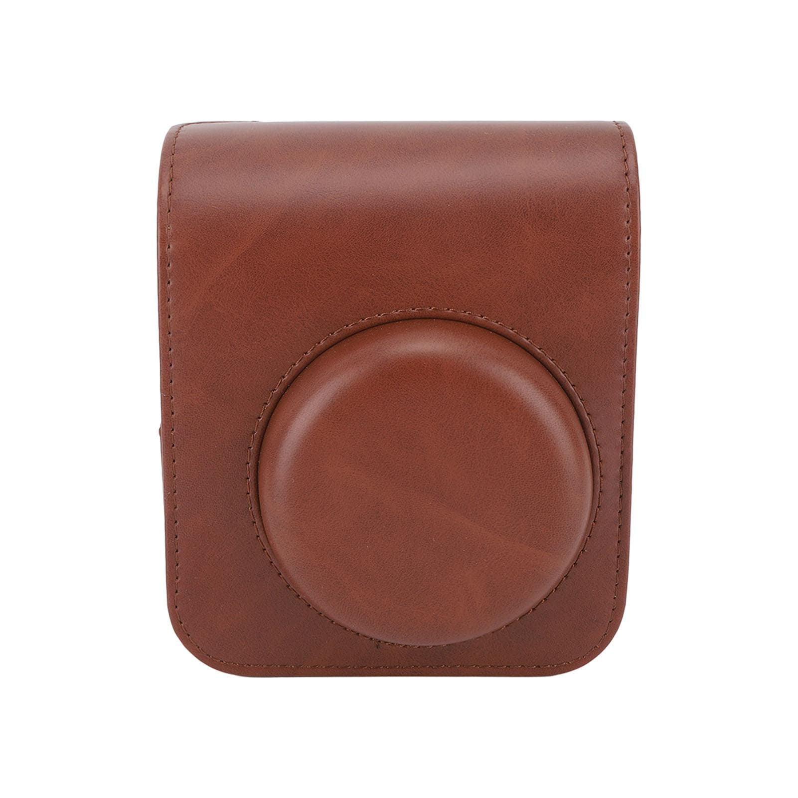 Instant Camera Case PU Leather Protective Bag Cover For Instax Mini 12 with Removable Adjustable