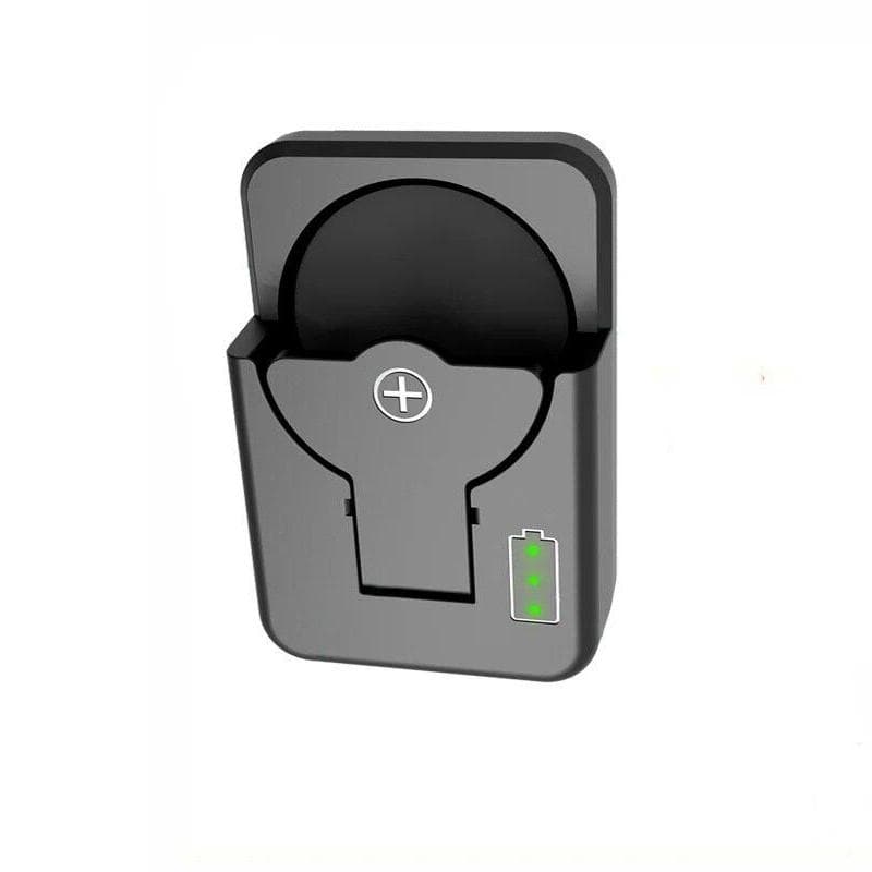 Mini Lithium Coin Battery Charger Portable Rechargeable Lithium Battery Charger for LIR2032 LIR1632 LIR2025 LIR2016 Battery black
