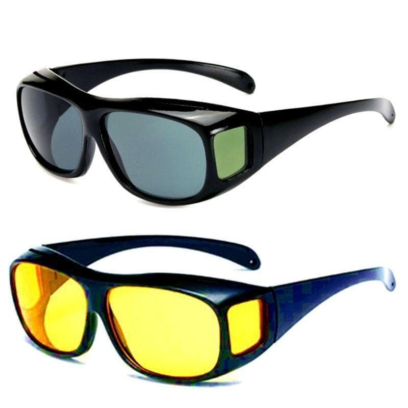 Anti Glare Motorcycle Glasses Night Driving Sunglasses for Men UV Protection Goggles