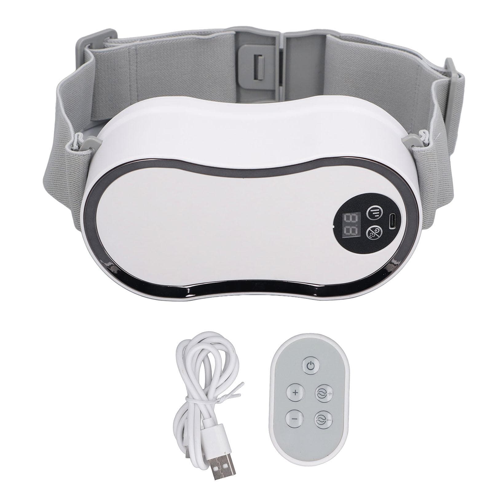 Electric Waist Belt Device Double Ended Whack Portable Cordless Heating Pad for Menstrual Period