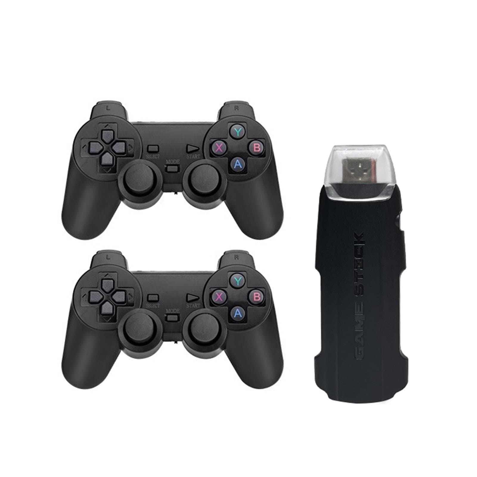 X2 MAX Game Stick Video Game Console 4K Game Stick HD Output Game Console with Two 2.4G Wireless 64G black