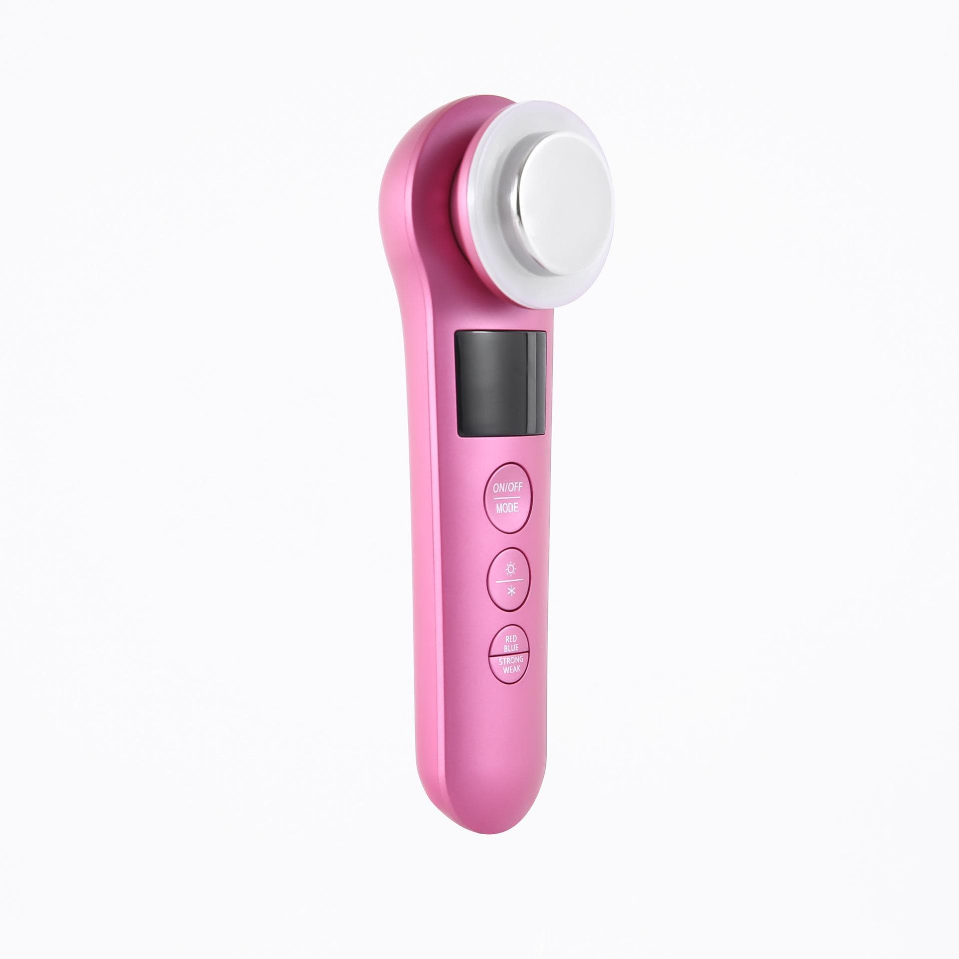 Hot and Cold Compress Color Light Introducer, Cleansing Electronic Beauty Massager, Facial Beauty Instrument, Photon Rejuvenation Spectrometer pink