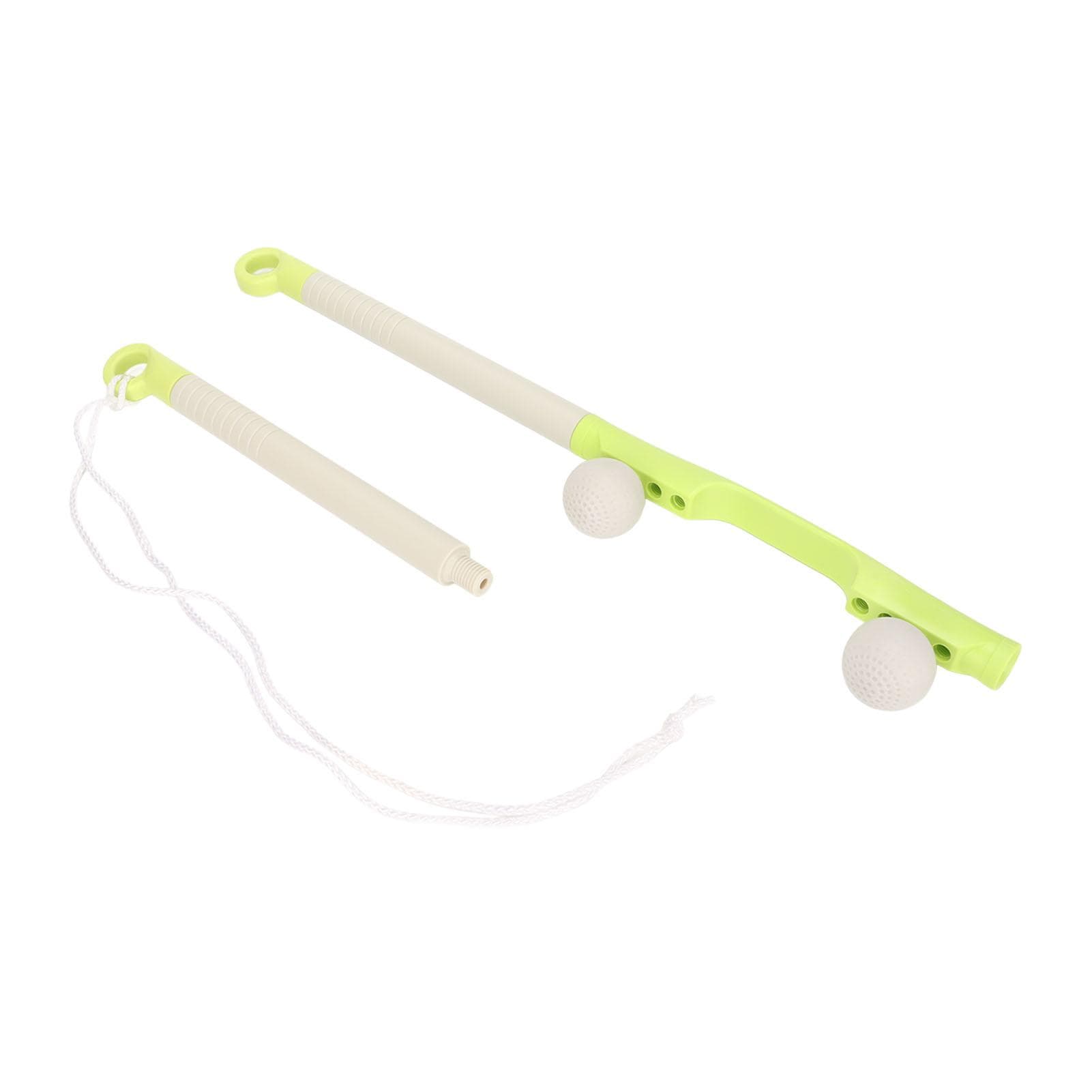 Handheld Neck Massager Roller Stick Reduce Discomfort Detachable Neck Massage Roller Balls Yellow