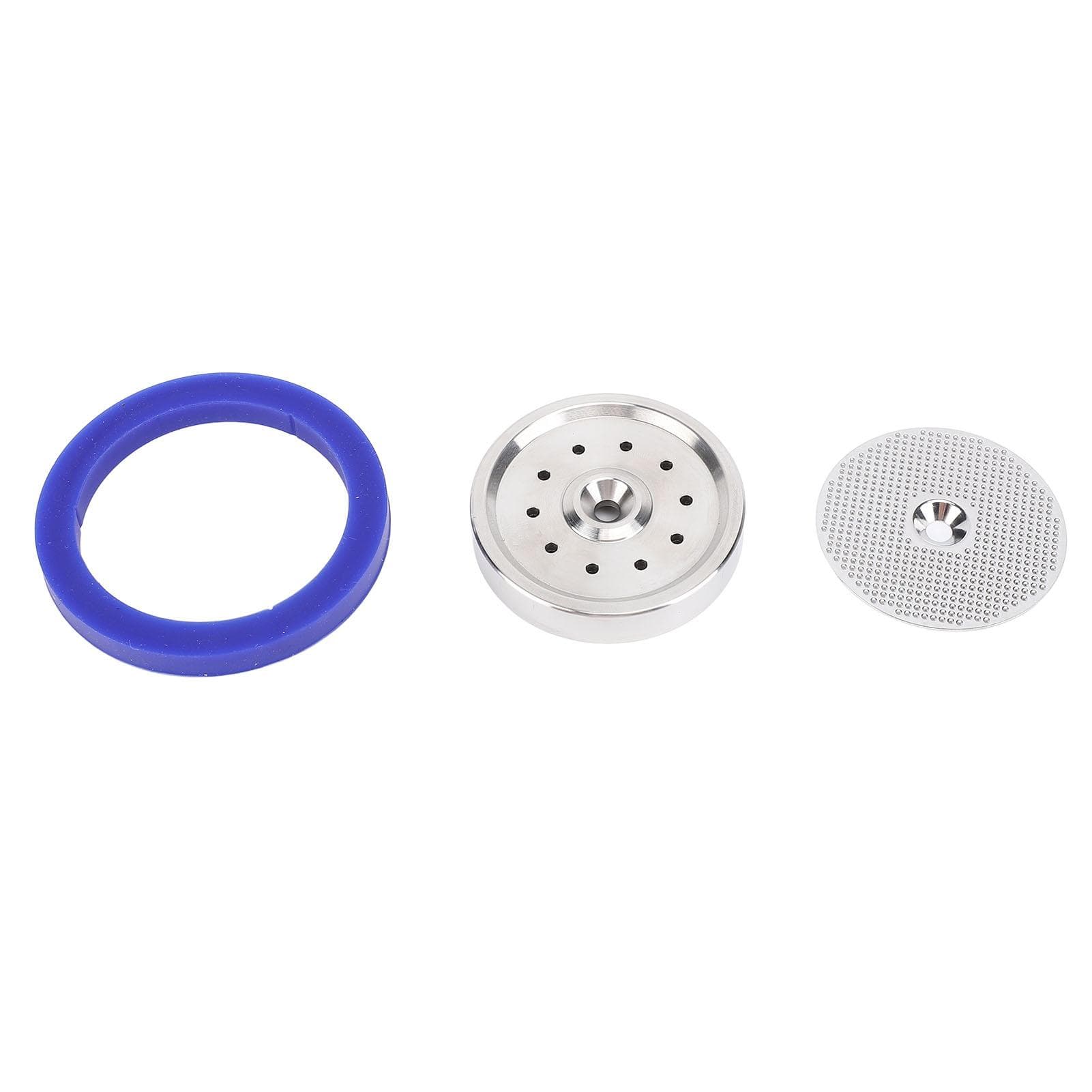 Coffee Machine Shower Screen Kit Stainless Steel Filter Mesh Screen Shower Holder with Silicone L