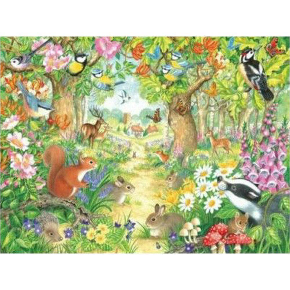 5D Diy Diamond Painting Animal Landscape Stickers Diamond Embroidery Cross Stitch 20X30CM