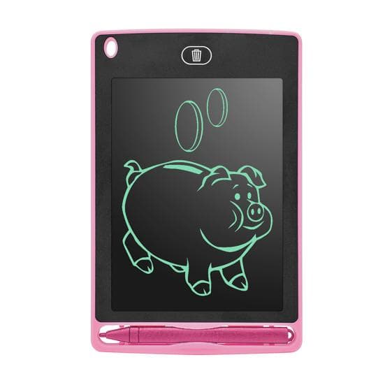 T-Elecs 6.5 inch LCD Handwriting Board Kids Drawing Plate Graffiti Electric Tablet Gift pink