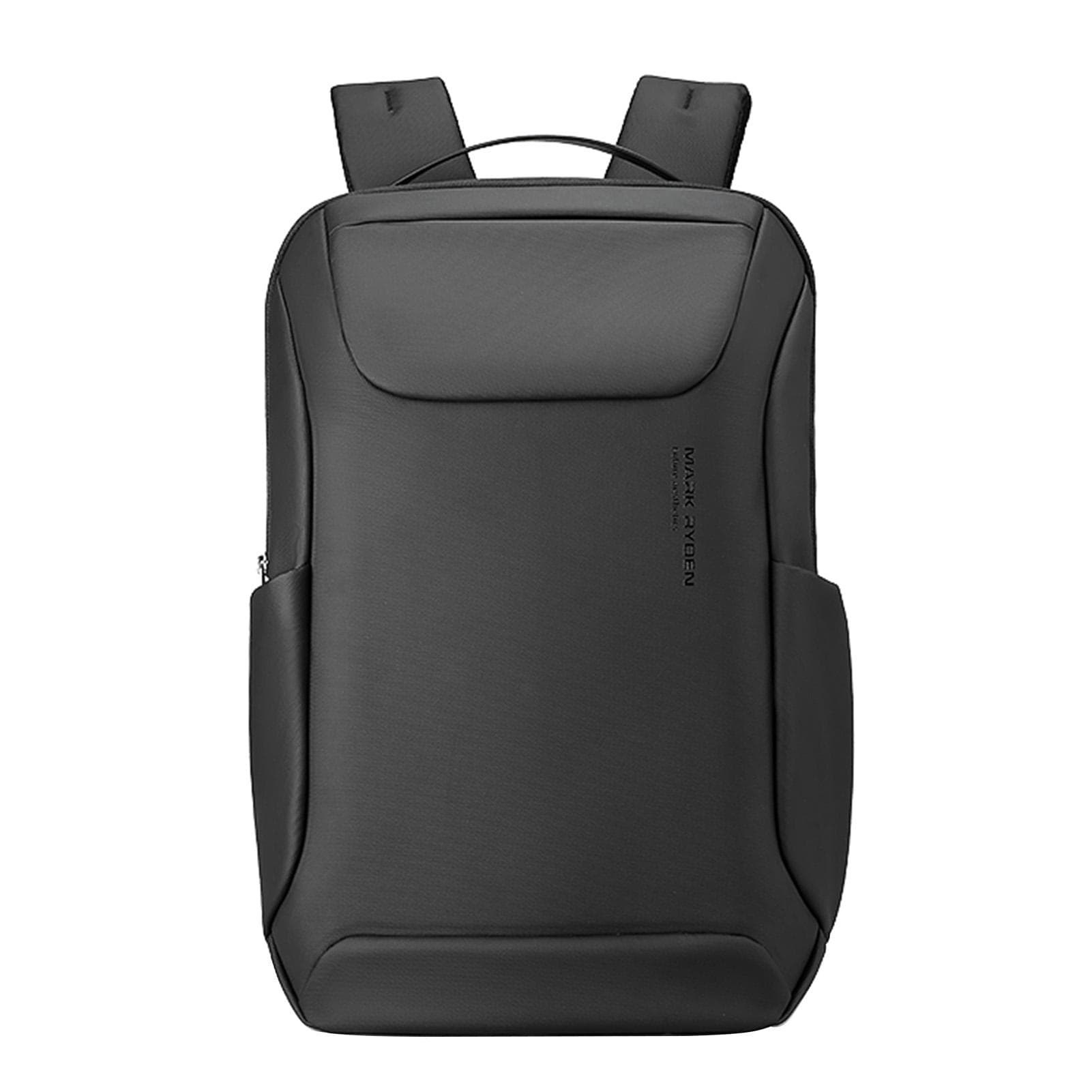 MARK RYDEN Multi-function Backpack Multi-layer Pockets Independent Laptop Interlayer USB Interface black
