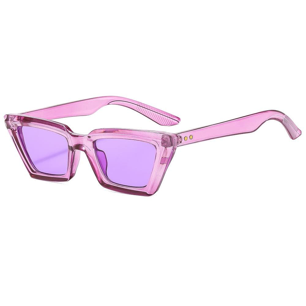 Modern Cat Eye Sunglasses Women Men Chic Angular Design Retro Style Fashionable Glasses Trendy Sun Protection UV Shield