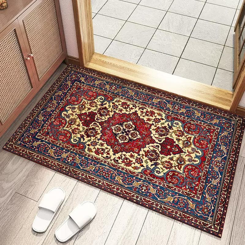 Doormat Retro Style Persian Carpet For Home Decoration Floor Mat For Bedroom Bed Blanket For Study Entryway Floor Mat 40x60cm 16x24inch