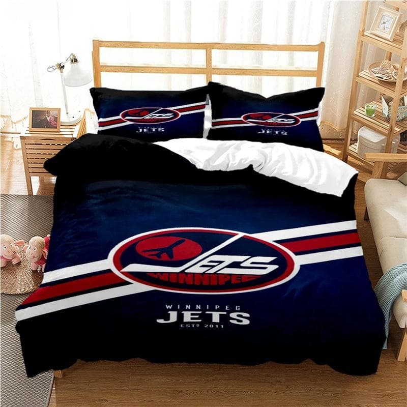 Fashion Casal Ice Hockey All Season Duvet Cover Set with Pillowcase Home Textile Twin Full Queen King Children's Gift 150X200cm-3pcs