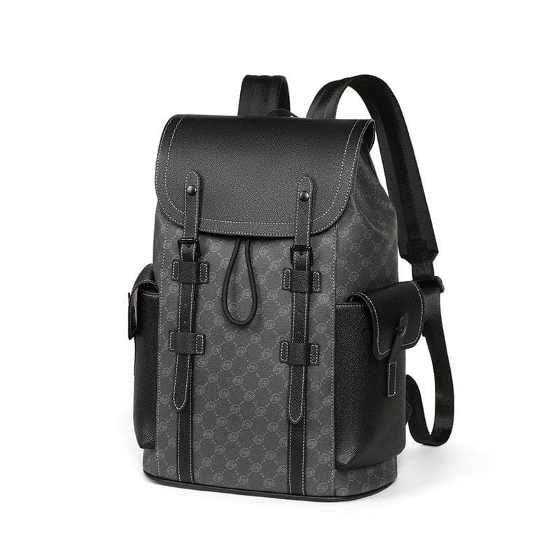 Backpack Men's Senior Sense of Leisure Texture Business Computer Bag Presbyopia Travel Backpack black
