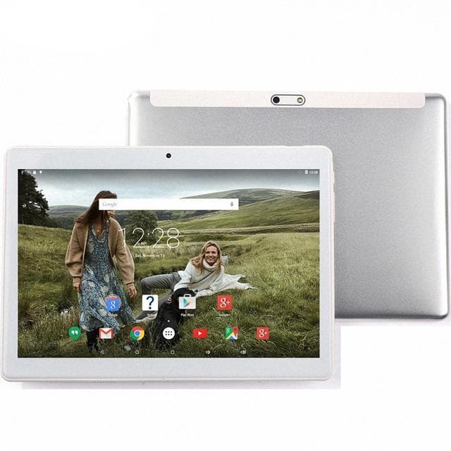 Tablet PC 10.1 Inch Android 12 Octa Core 8GB/64GB Tablet 4G LTE Phone Call GPS 1280*800 IPS with Cover Case Add Case silver