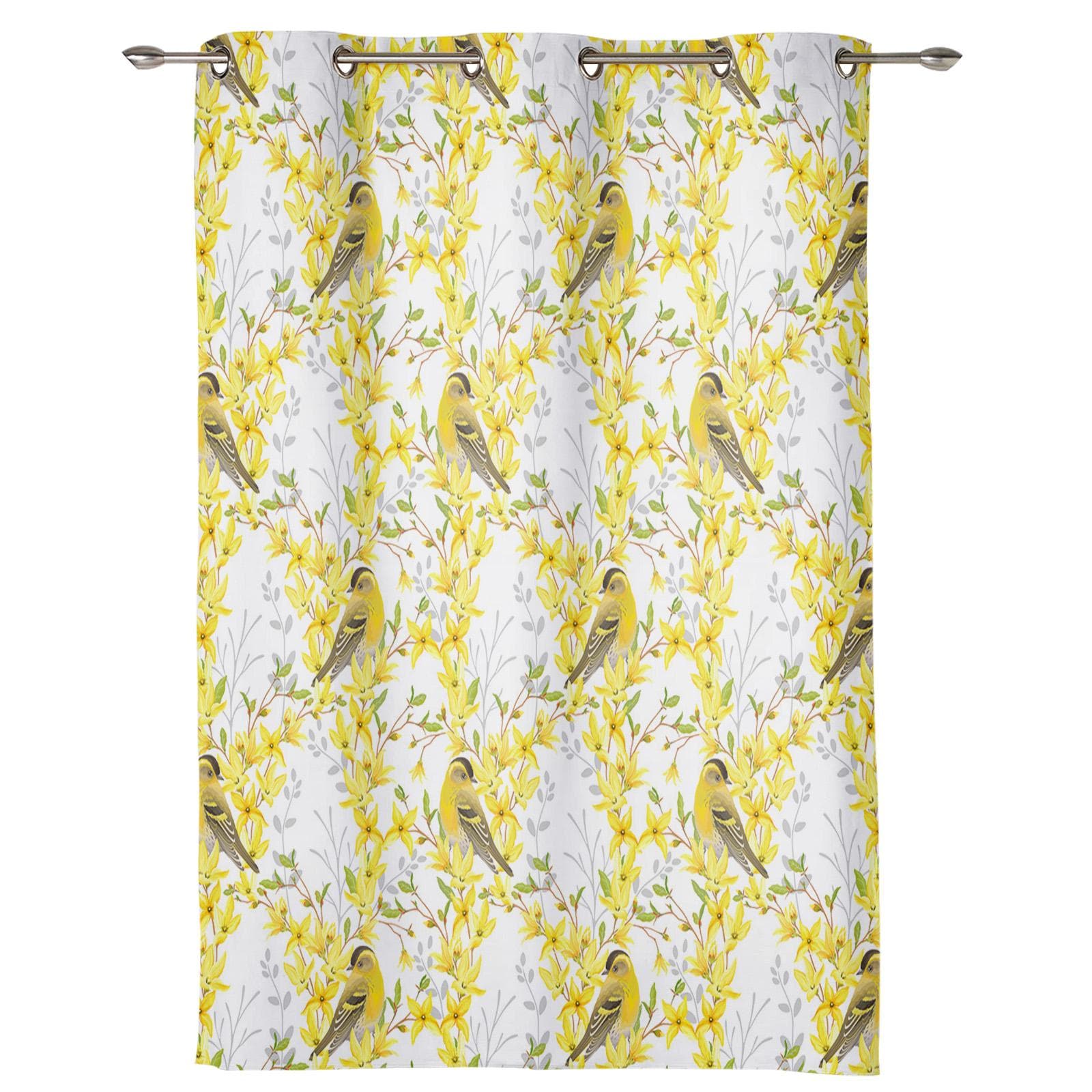 Rose Flowers Red Road City Beautiful Petals Window Curtains Scenic Curtains for Living Room Decorative Items Living Room 135W x 60H(cm)