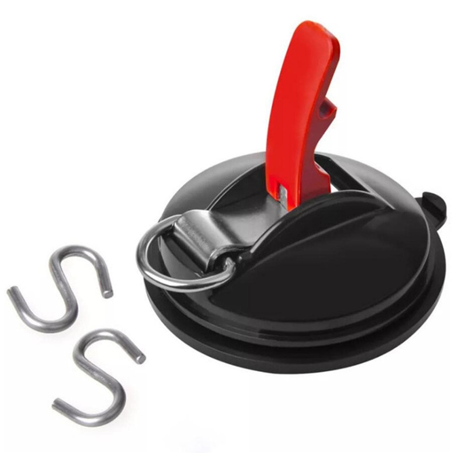 Vacuum Suction Cup Anchor with Securing Hooks Heavy Duty Car Strap Suction Cup Multifunctional Pet