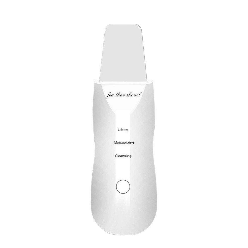 Vibrate Deep Face Cleaning Device Skin Scrubber Dirt Blackhead Remover Reduce Wrinkles Face Lifting white